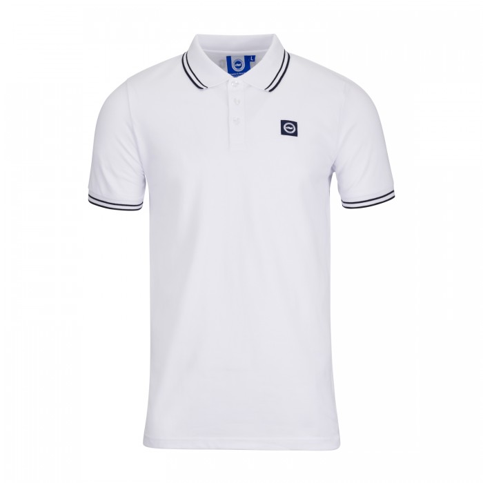 Crest Patch White Polo
