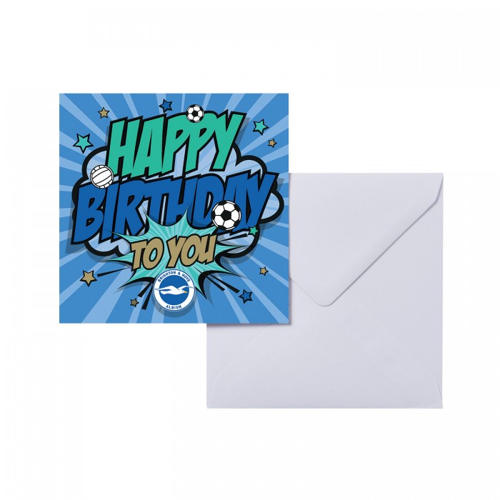 Greeting Card - Happy Birthday Comic