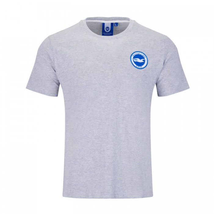 Grey Marl Club Essential Tee Grey Marl Club Essential Tee