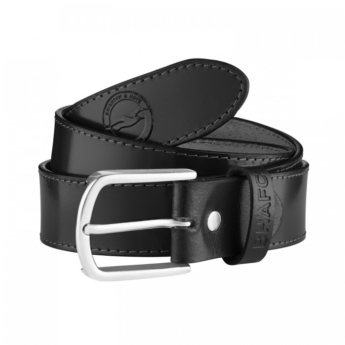 Black Skinny Leather Belt