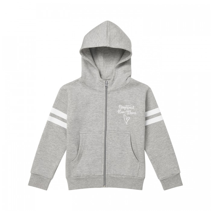 Jnr Grey Mila Zip Hoodie Jnr Grey Mila Zip Hoodie