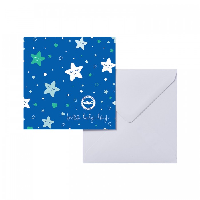 Greeting Card - Hello Baby Boy Card