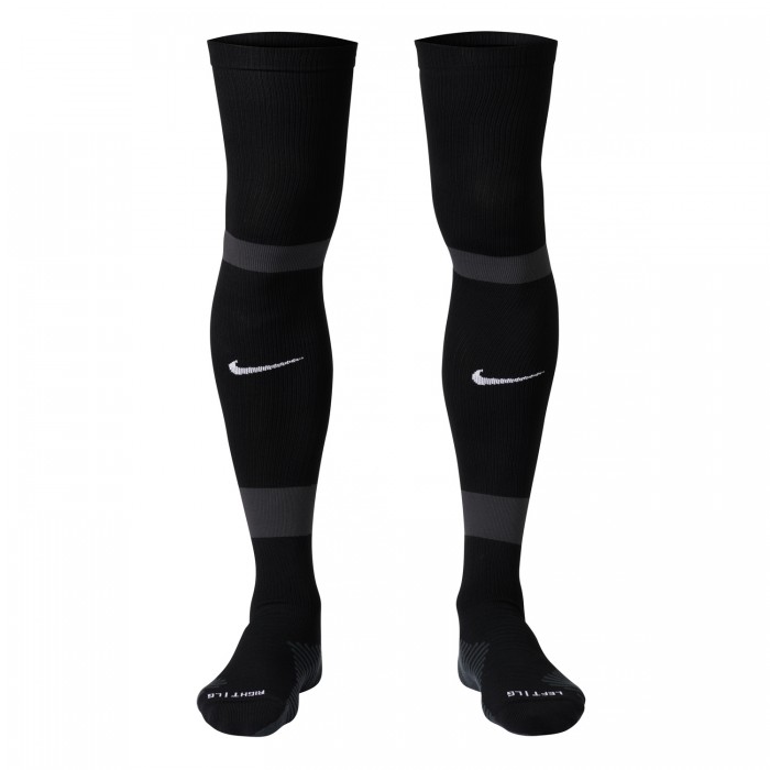 Black GK socks, features white Nike swoosh