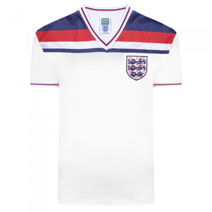 England 1982 World Cup Finals Retro Shirt England 1982 World Cup Finals Retro Shirt