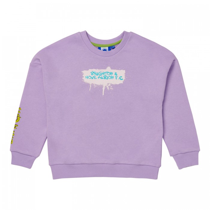 Junior Lilac Grafitti Sweatshirt Junior Lilac Grafitti Sweatshirt