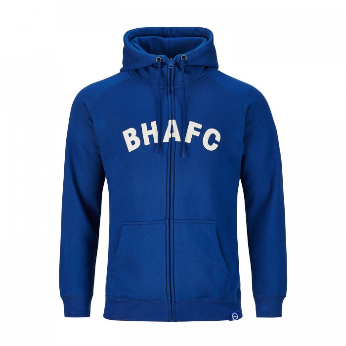 BHAFC True Blue Raglan Zip Hoodie
