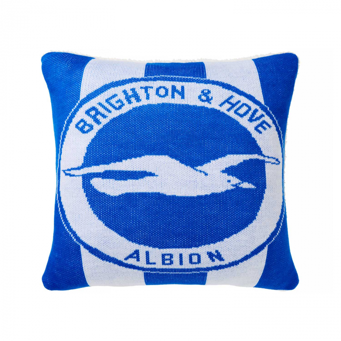 brighton knitted cushion