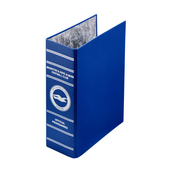 brighton fc programme binder
