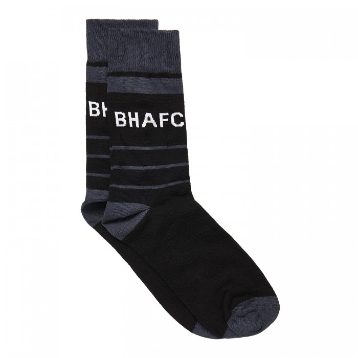 BHAFC Black 3 Stripe Socks