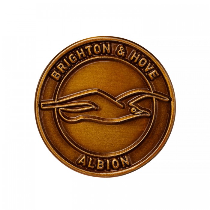 BHAFC Antique Gold Crest Pin Badge BHAFC Antique Gold Crest Pin Badge