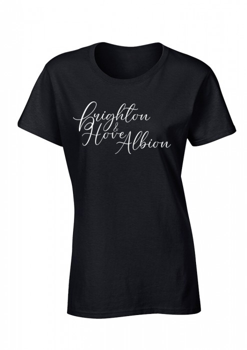 2425 - BHAFC Womens Black Script Text Tee 2425 - BHAFC Womens Black Script Text Tee