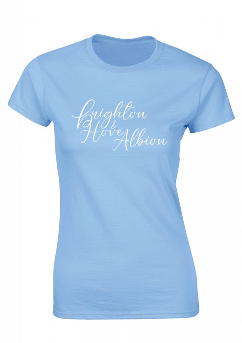2425 - BHAFC Womens Sky Mint Script Text Tee 2425 - BHAFC Womens Sky Mint Script Text Tee