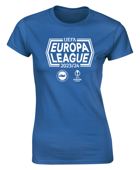 BHAFC UEFA Europa League Womens Royal Tee