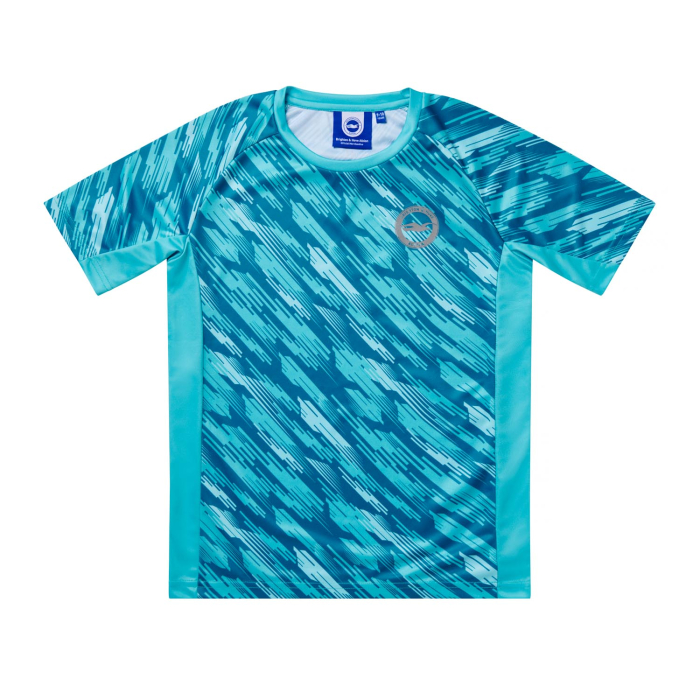 BHAFC Junior Teal Camo Active Tee