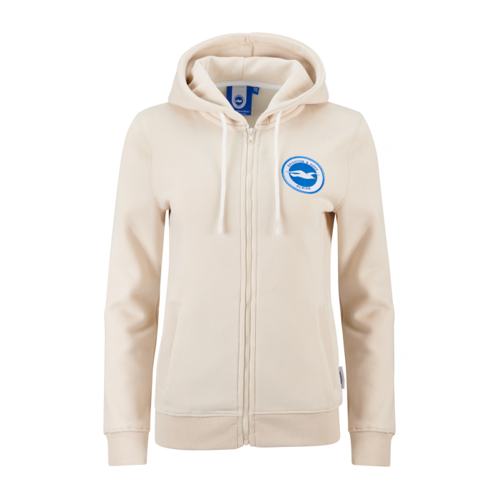 Womens Oat Club Essential Zip Hoodie Womens Oat Club Essential Zip Hoodie
