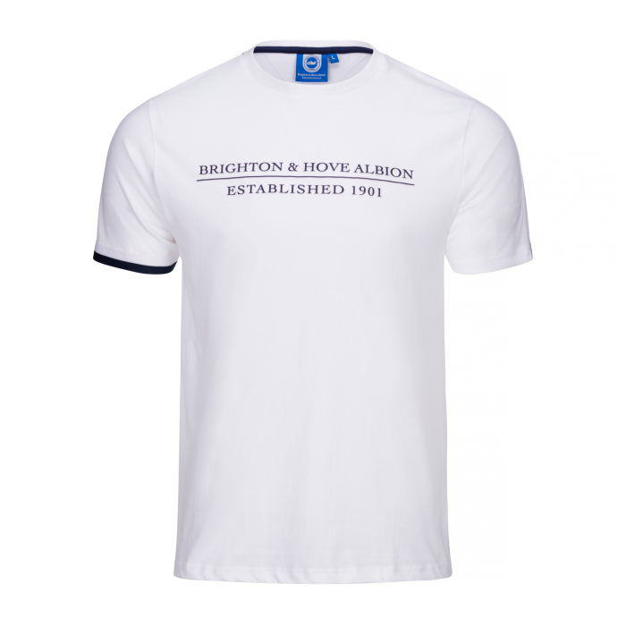 BHAFC White Signature Tape Tee BHAFC White Signature Tape Tee