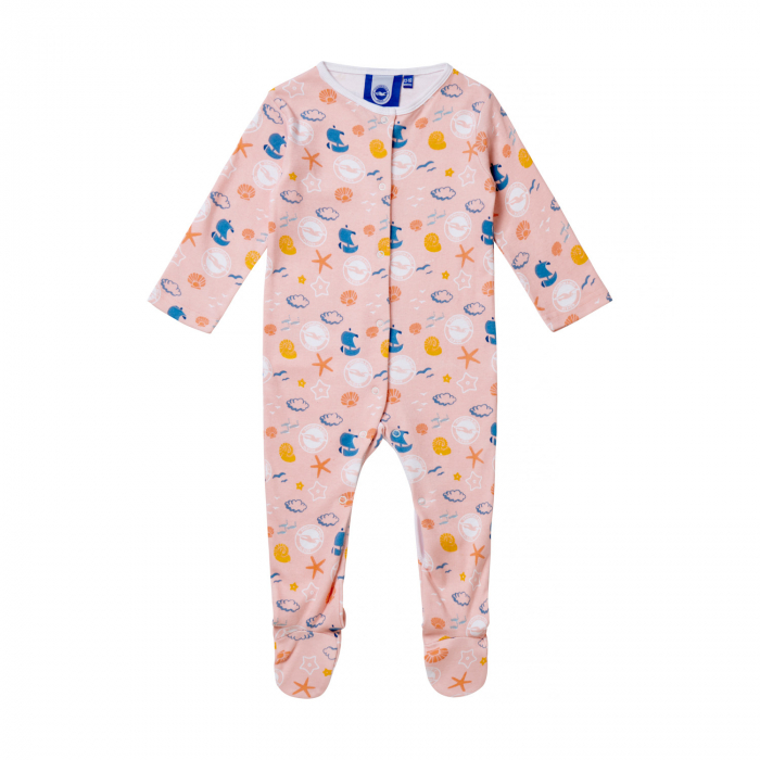 BHAFC Pink Seashells Sleepsuit BHAFC Pink Seashells Sleepsuit