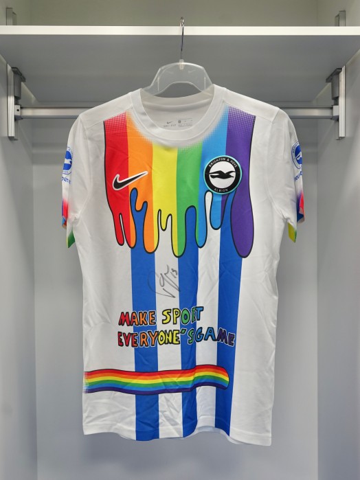 Gross Signed Rainbow Laces Warm-Up Shirt