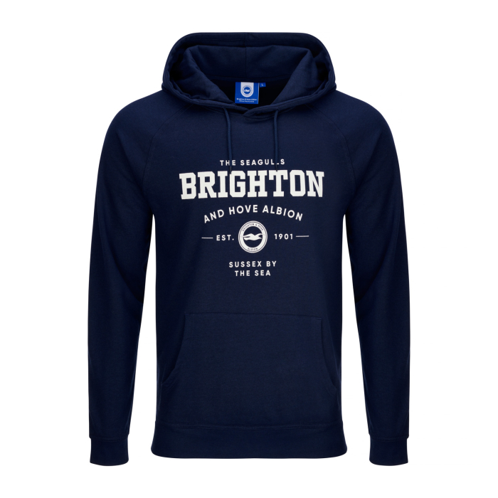 BHAFC Navy Leisure Hoodie BHAFC Navy Leisure Hoodie