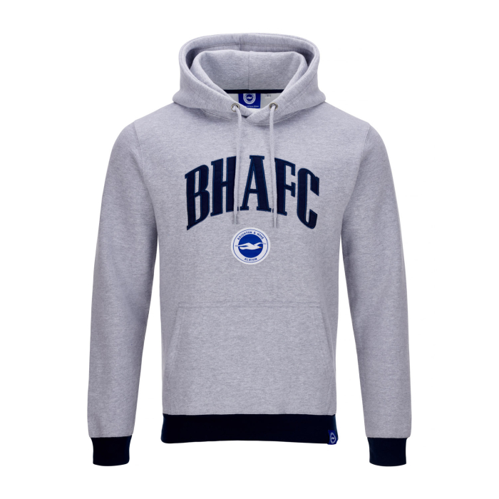 BHAFC Grey Bold Hoodie