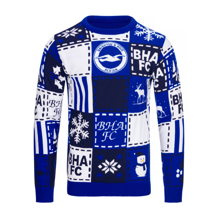 BHAFC Patchwork Christmas Jumper BHAFC Patchwork Christmas Jumper