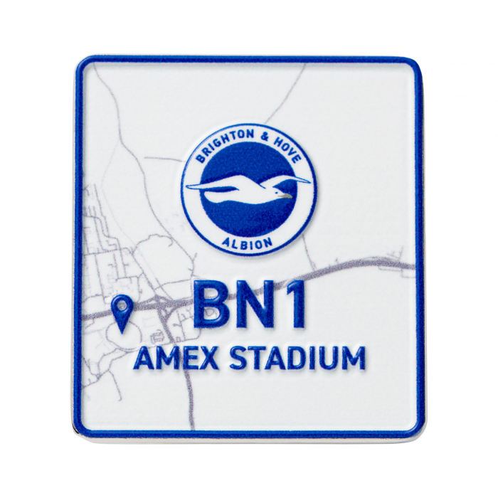 BHAFC Route To Stadium Pin Badge BHAFC Route To Stadium Pin Badge