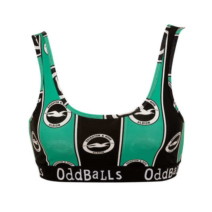 Women's Green & Black BHAFC x Oddballs Bralette