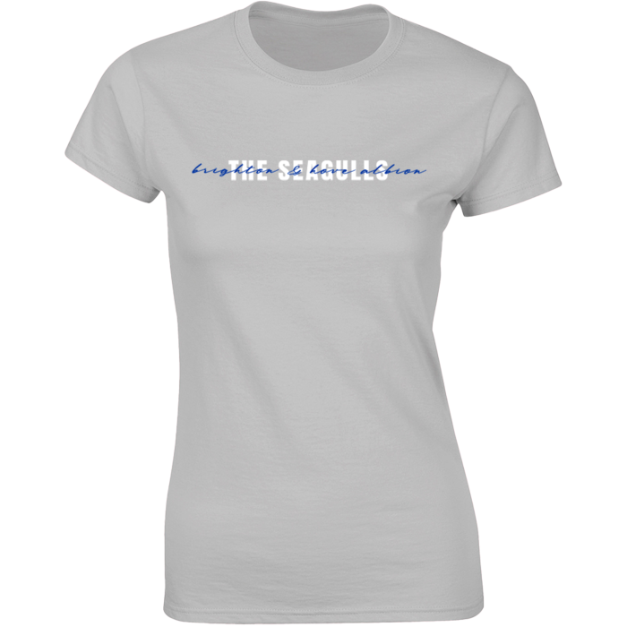 2425 - BHAFC Womens Grey Seagulls Tee 2425 - BHAFC Womens Grey Seagulls Tee