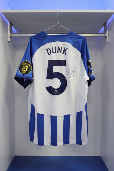 Signed Lewis Dunk Match-Issued Jersey