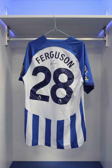 Signed Evan Ferguson Match-Issued Jersey