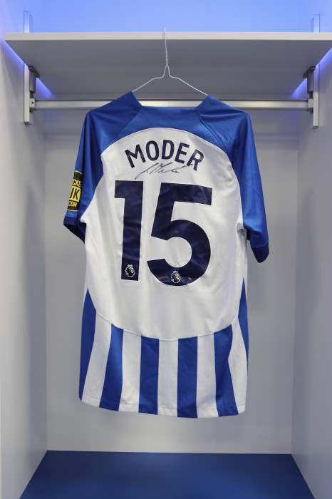 Signed Jakub Moder Match-Issued Jersey