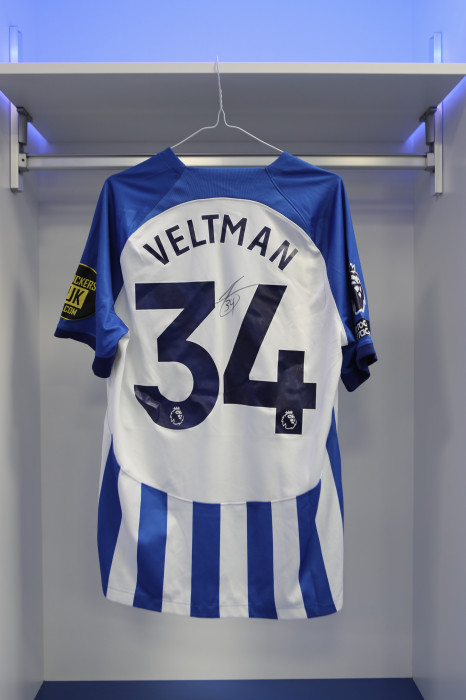 Signed Joel Veltman Match-Issued Jersey