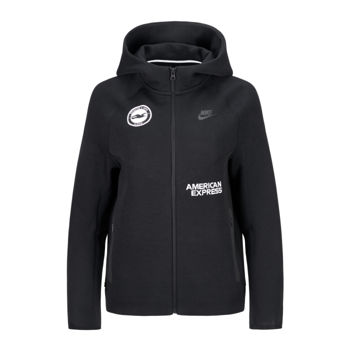 BHAFC Girls 24/25 Black Tech Fleece Hoodie