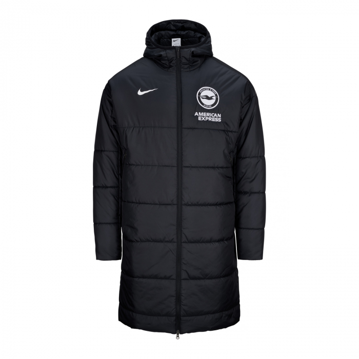 BHAFC Womens 24/25 Black Nike Bench Coat BHAFC Womens 24/25 Black Nike Bench Coat