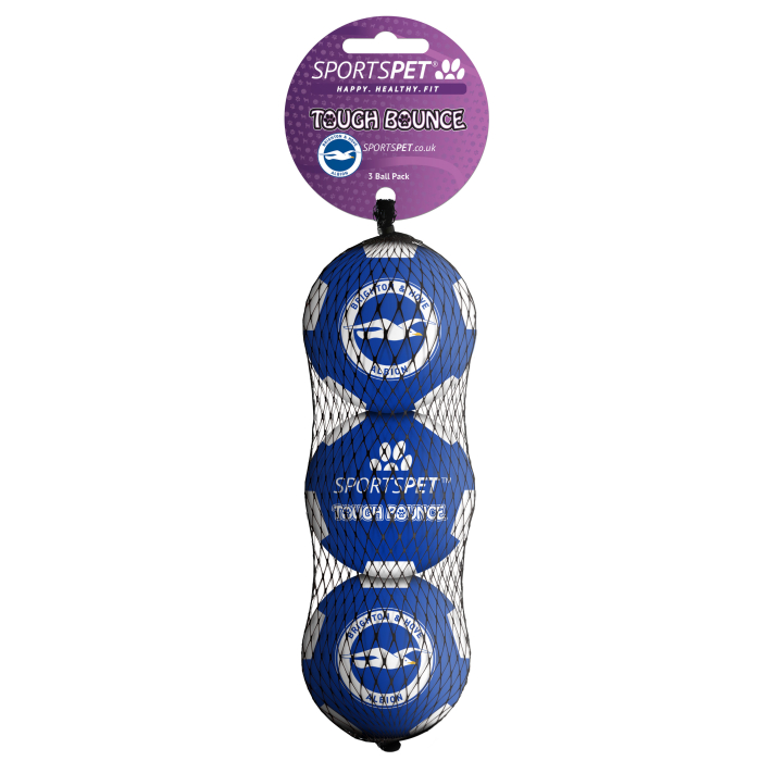 BHAFC 3 Pack Tough Pet Balls