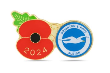 BHAFC 2024 Poppy Pin Badge