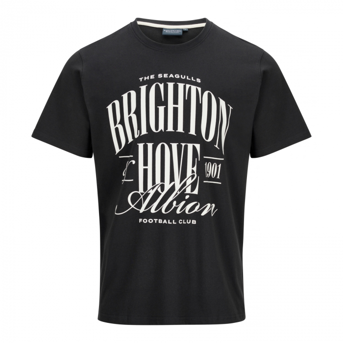 BHAFC Charcoal Vintage Bold Tee