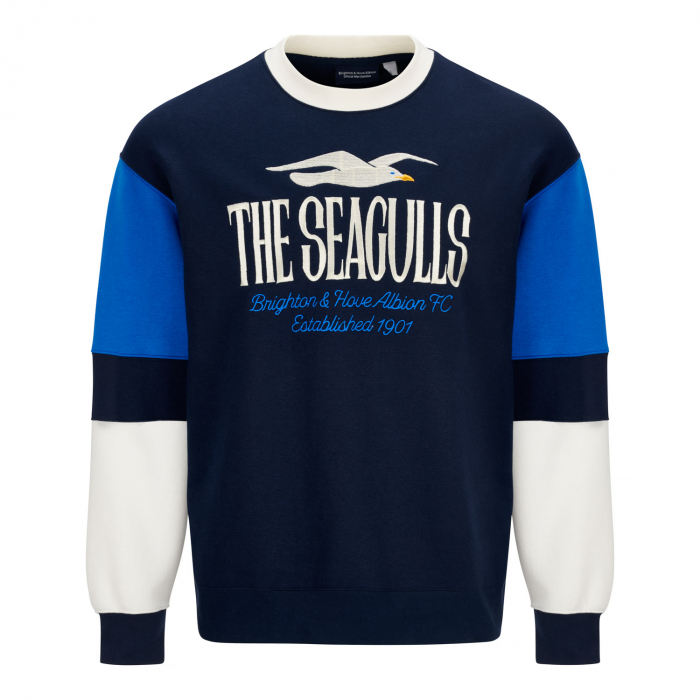 BHAFC Navy Seagulls Crewneck BHAFC Navy Seagulls Crewneck