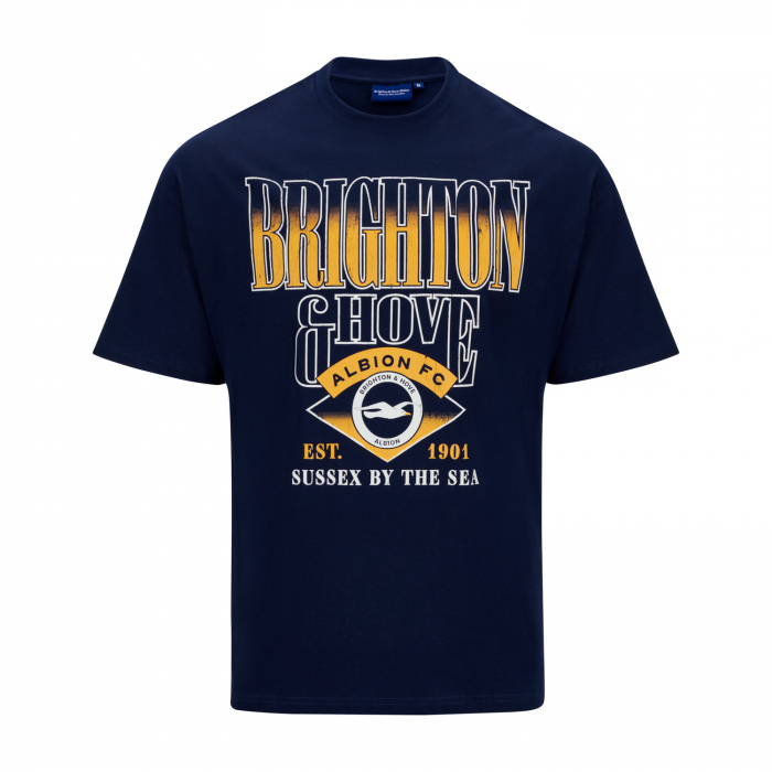 BHAFC Navy Fair Print Tee