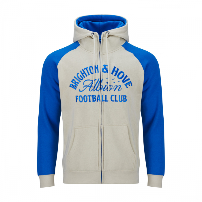 BHAFC Sand & Royal Zip Hoodie