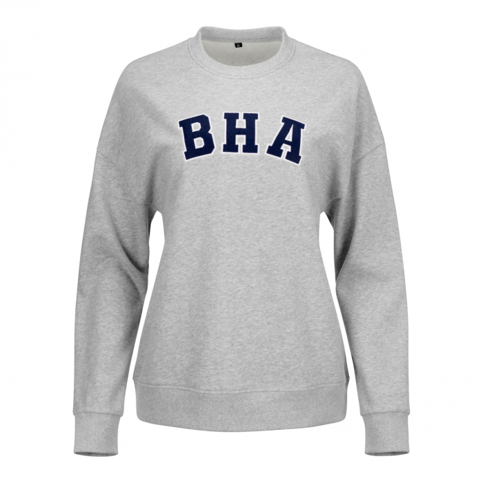 BHAFC Womens Grey Adatone Crewneck