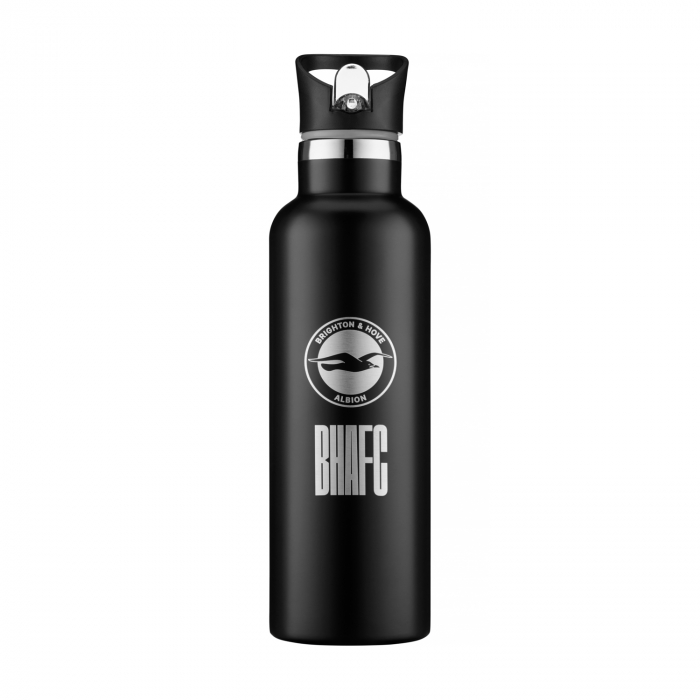 brighton black thermal sports bottle