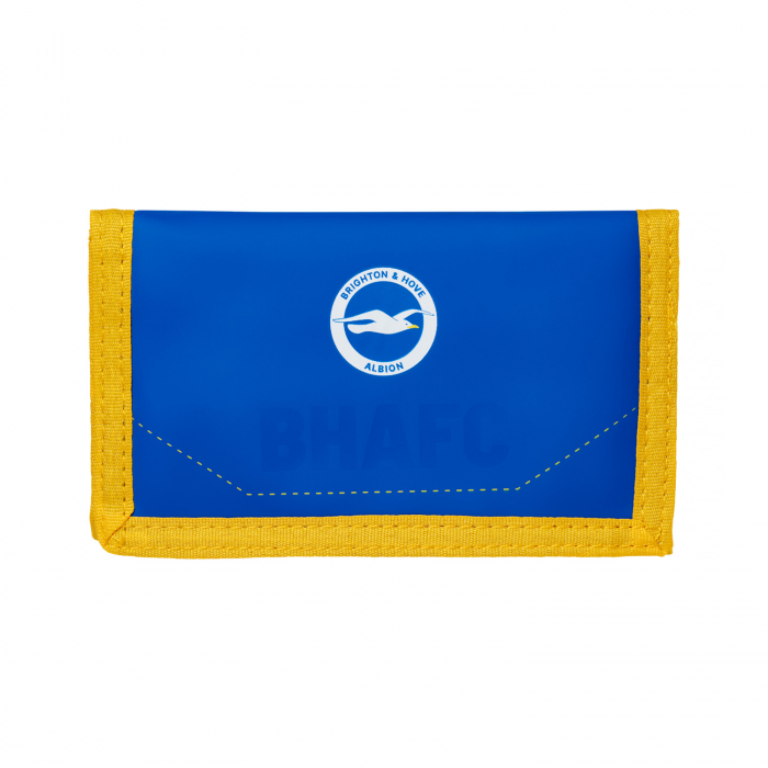 brighton blue kids velcro wallet