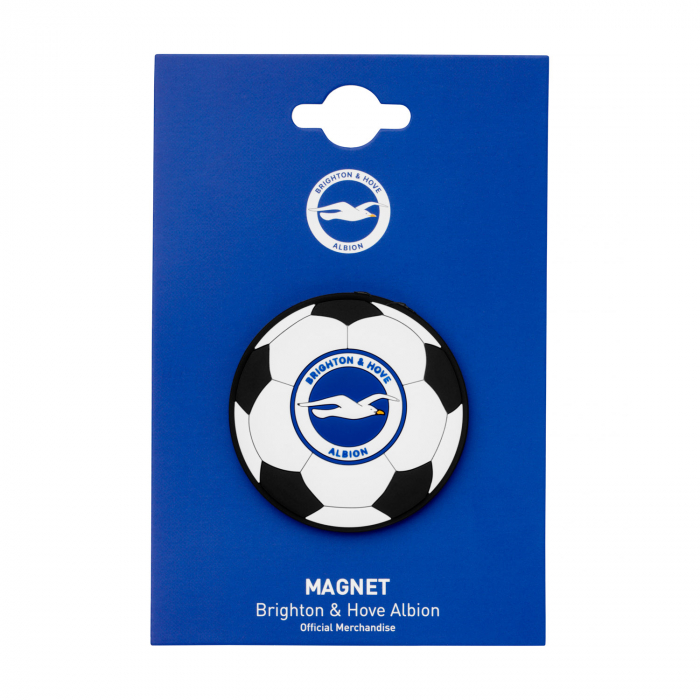 brighton and hove albion crest badge magnet