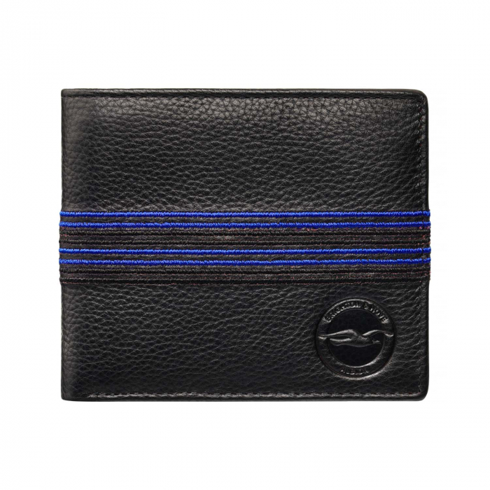 black brighton lined wallet