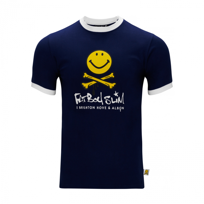 brighton x fatboy slim navy t-shirt
