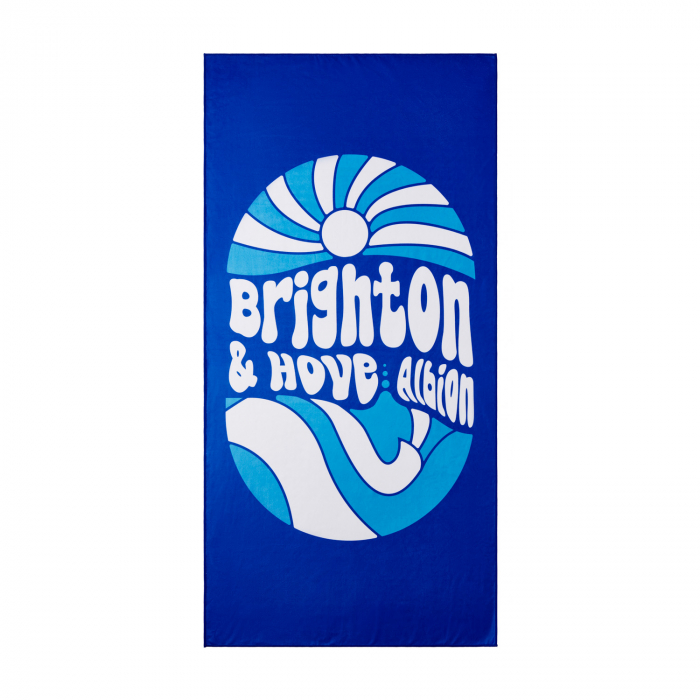 brighton and hove albion microfibre beach towel brighton and hove albion microfibre beach towel