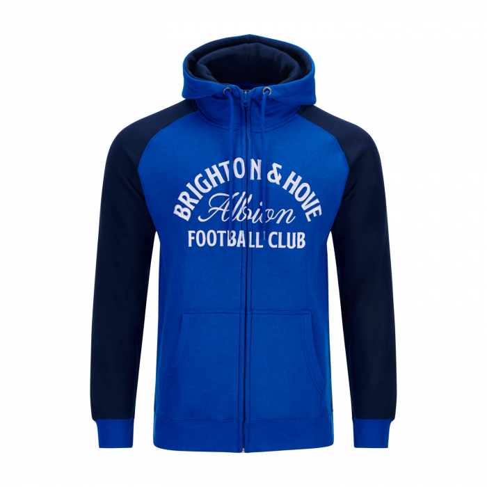BHAFC Royal & Navy Raglan Zip Hoodie