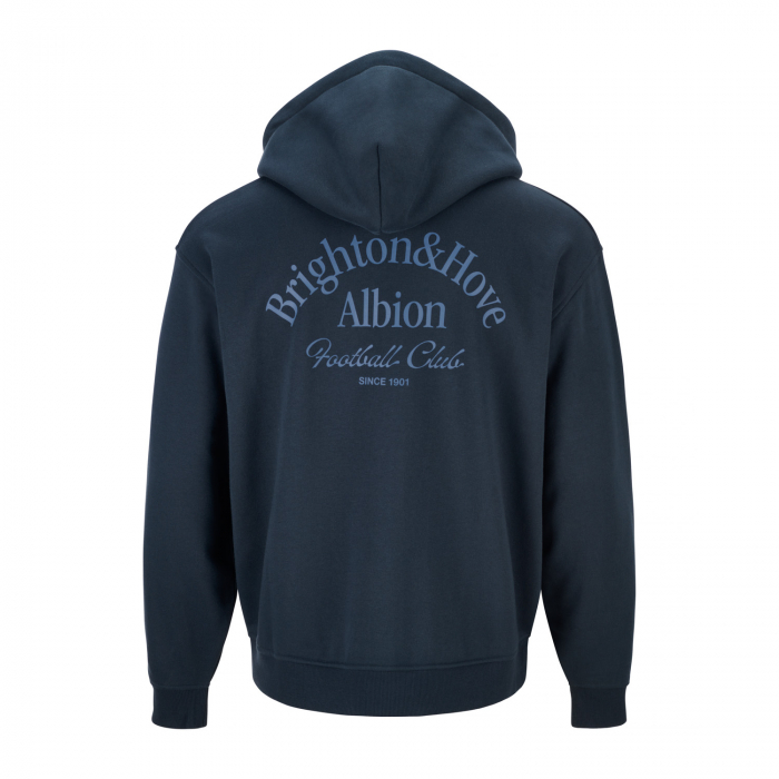 BHAFC Dark Indigo Relaxed Zip Hoodie BHAFC Dark Indigo Relaxed Zip Hoodie