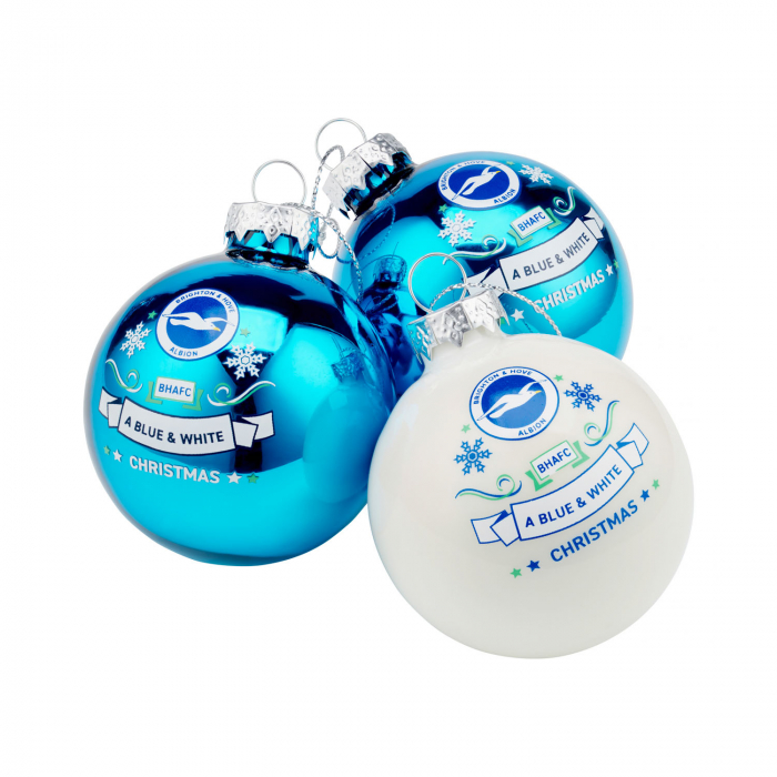 BHAFC 3 Pack Christmas Bauble BHAFC 3 Pack Christmas Bauble